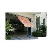 Patio cover Waterproof polyester balcony sunshade clamp awning  Klemmmarkise