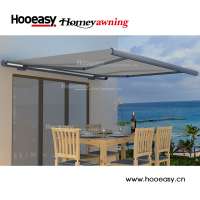 Fixed aluminum outdoor house electric window awnings and canopies for sale